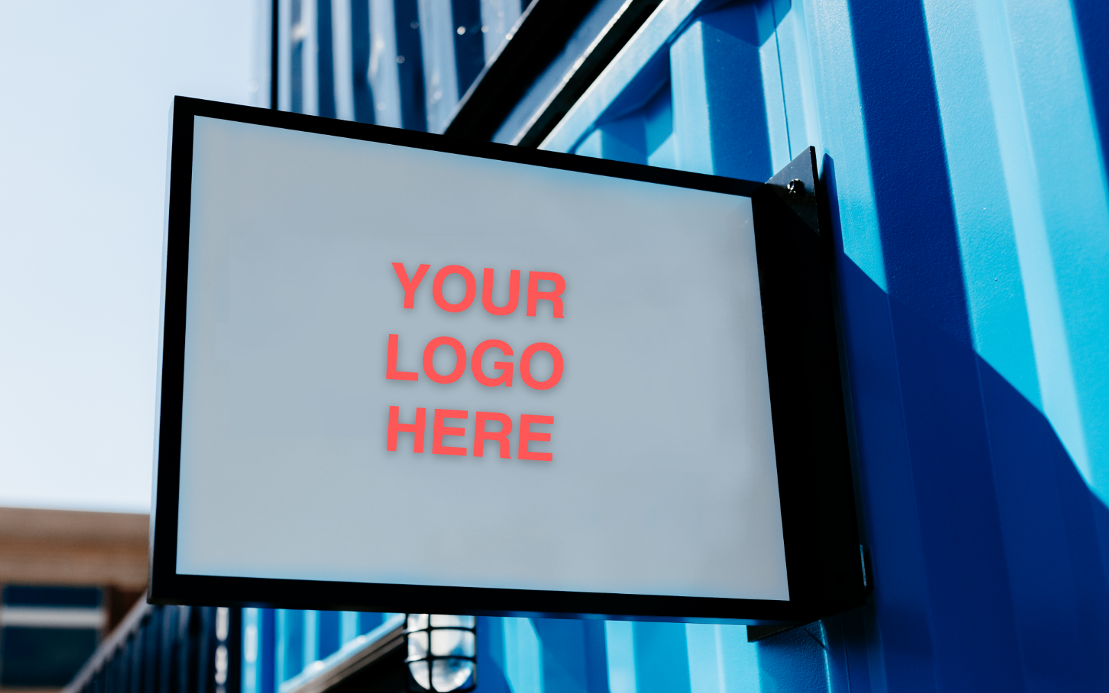 YOUR LOGO HERE Facebook Post Landscape 1600 x 1000 px